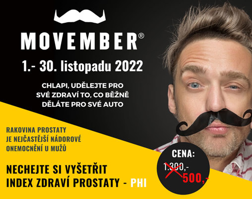 MOVEMBER 1. – 30. listopadu 2022