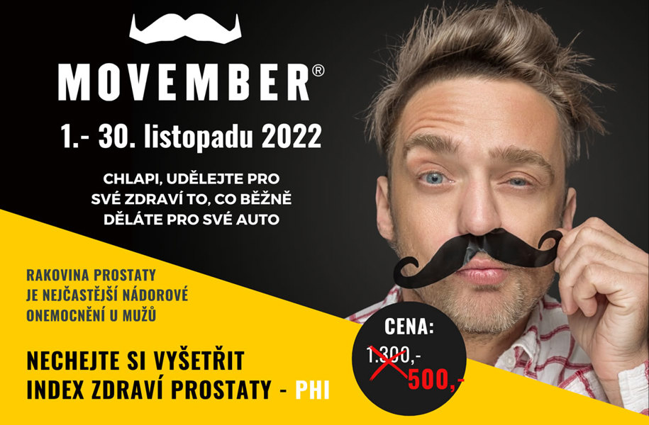 MOVEMBER 1. – 30. listopadu 2022